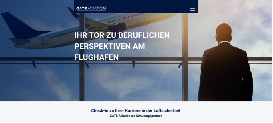 Startseite von Gate Aviation