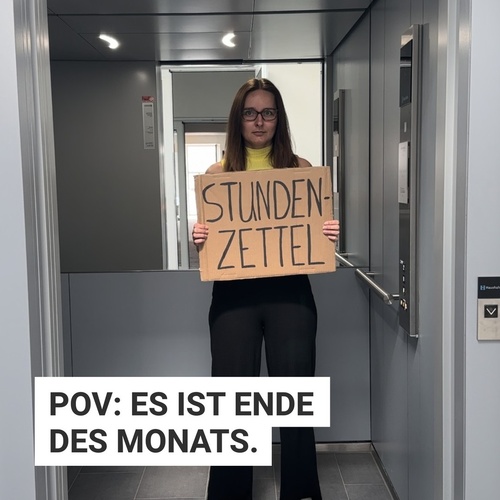 Die ultimative Erinnerung: Stundenzettel eintragen oder das Schild vorfolgt dich für immer! 😜📋 

#parrotmedia...