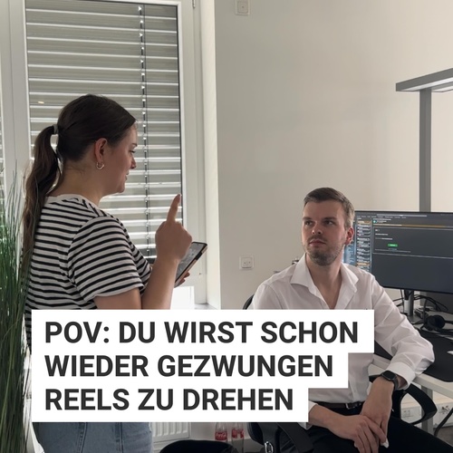 Mitgehangen – mitgefangen.. 🤭🎥 

#parotmedia #werbeagentur #reel #reeldreh #spassbeiderarbeit